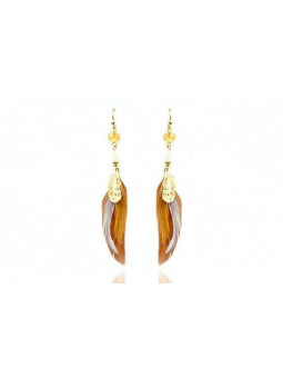 Boucles d’oreilles doré...