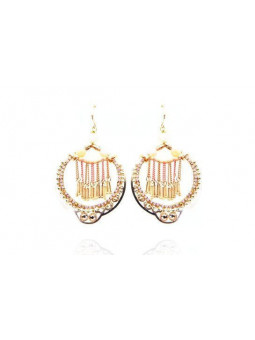 Boucles d’oreilles ronde et...