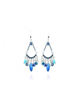 Boucles d’oreilles métal et...