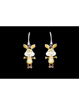 Boucles d'oreilles lapins...