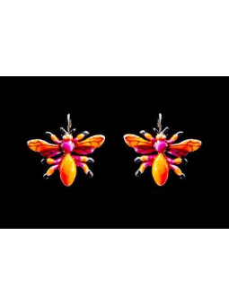 Boucles d'oreilles abeilles...