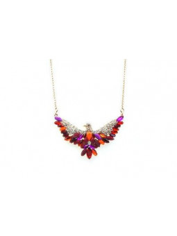 Collier IKITA aigle pierres...