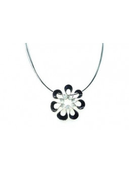 Collier IKITA fleur noire...