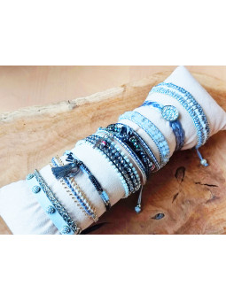 Bracelets fantaisie gris