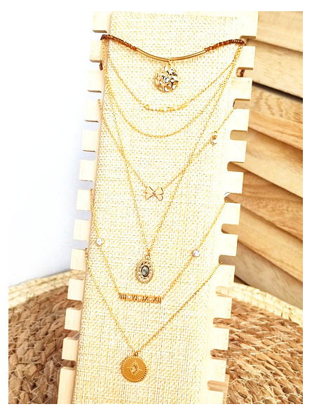 Lot Colliers Acier Inoxydable B01 