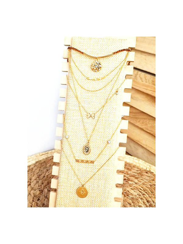 Lot Colliers Acier Inoxydable B01 