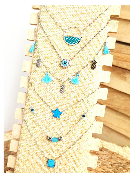 Lot Colliers Acier Inoxydable B02 