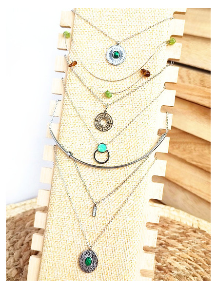 Lot Colliers Acier Inoxydable B05 