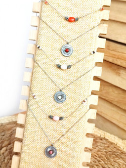 Lot Colliers Acier Inoxydable B08 