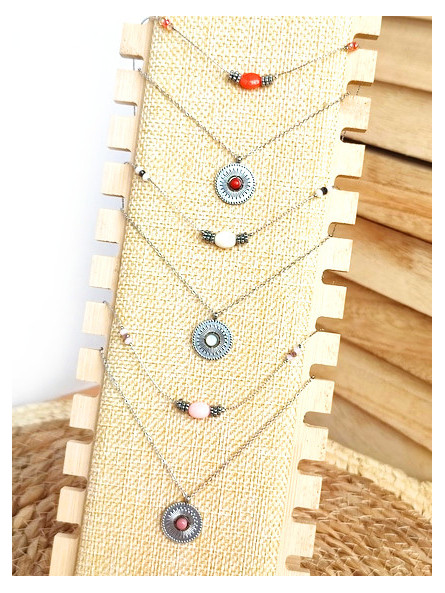 Lot Colliers Acier Inoxydable B08 