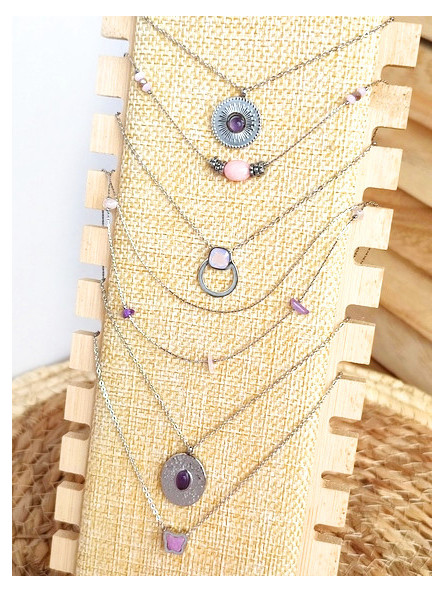 Lot Colliers Acier Inoxydable B09 