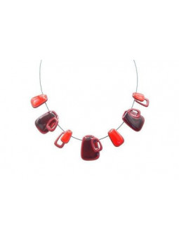 Collier IKITA trapèzes émai...