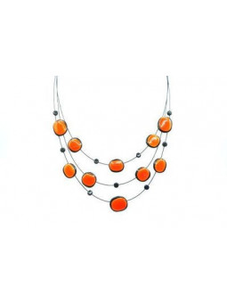 Collier IKITA bulles émail...