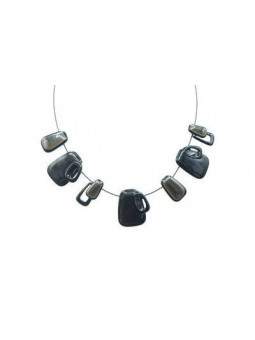 Collier IKITA trapèzes émai...