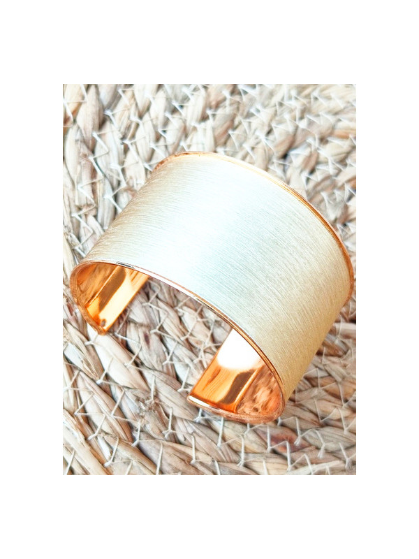 Montre manchette doré 