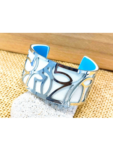 Bracelet papillons argentés 