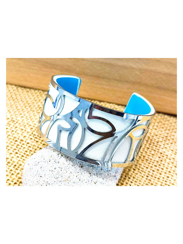 Bracelet papillons argentés 