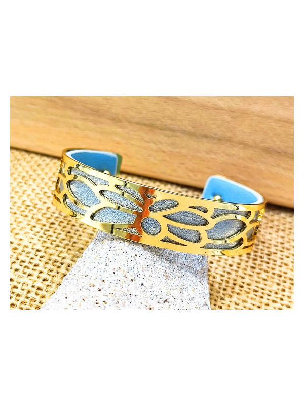 Bracelet argenté métal doré 