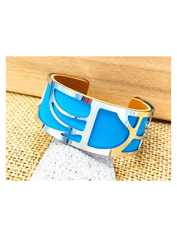 Bracelet turquoise argenté 