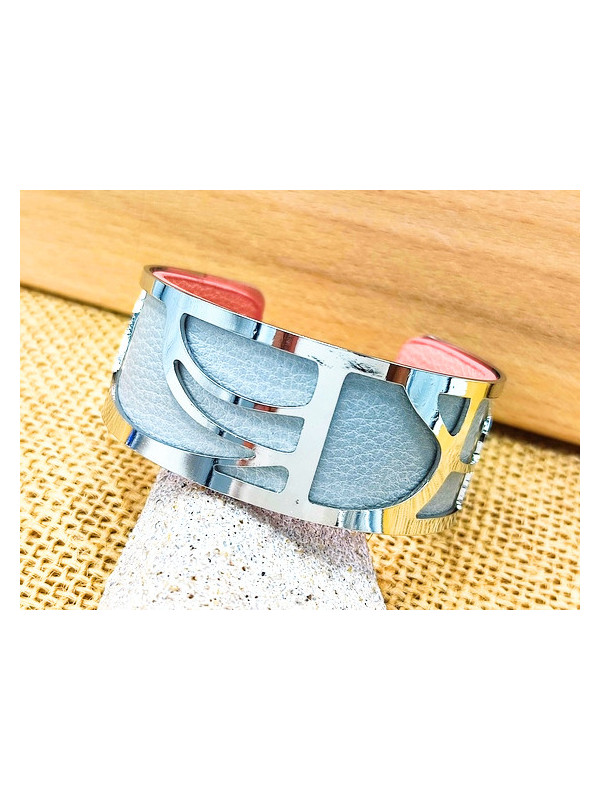 Bracelet gris vagues 