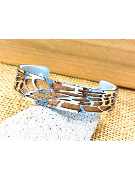 Bracelet vermeil métal ajouré 