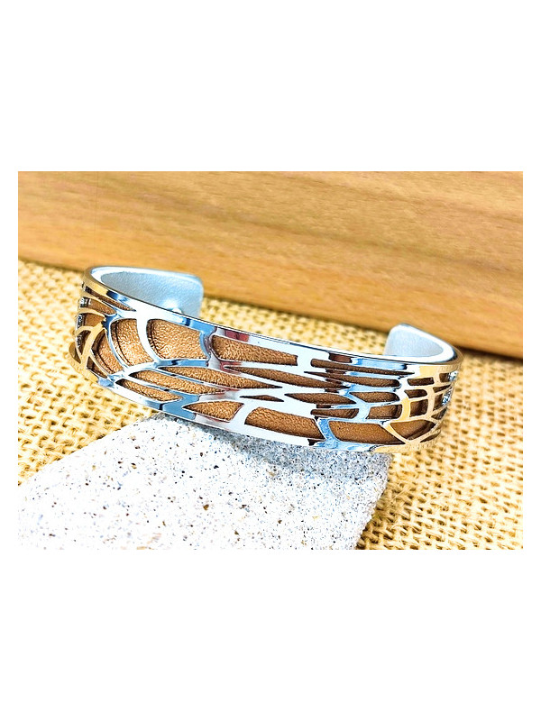 Bracelet vermeil métal ajouré 