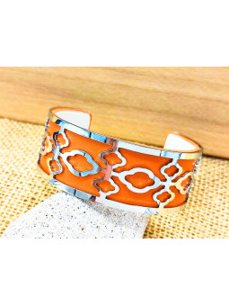 Bracelet nuages métal argent 