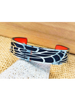 Bracelet noir métal 