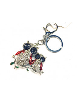 Porte clés duo hiboux 