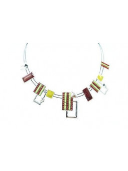 Collier IKITA rectangles...