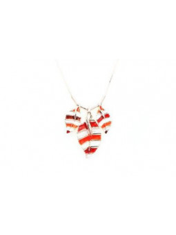 Collier IKITA trio feuilles...
