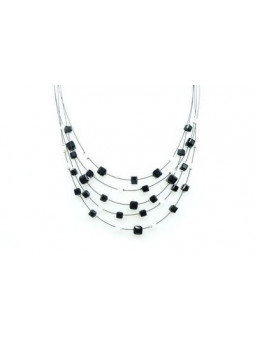 Collier IKITA cubes noirs...