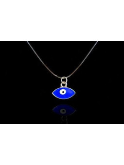 Collier Fil de pêche oeil bleu