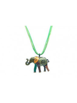 Collier Fantaisie Eléphant...