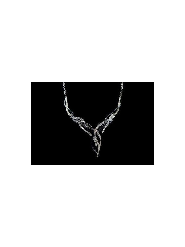 Collier Multi-rangs Argenté - Marque IKITA - Année 2015 - Occasion