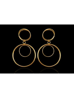 Boucles d'oreilles Acier Inoxydable BOGCMKTPD0513-008