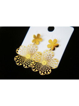 Boucles d'oreilles Acier Inoxydable BOGCMKTPD0513-013