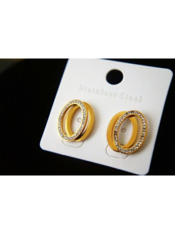 Boucles d'oreilles Acier Inoxydable BOGCMKTPD0513-014