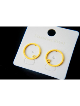 Boucles d'oreilles Acier Inoxydable BOGCMKTPD0513-057