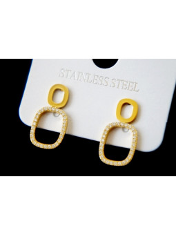 Boucles d'oreilles Acier Inoxydable BOGCMKTPD0513-062