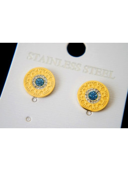 Boucles d'oreilles Acier Inoxydable BOGCMKTPD0513-071