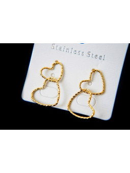 Boucles d'oreilles Acier Inoxydable BOGCMKTPD0513-076